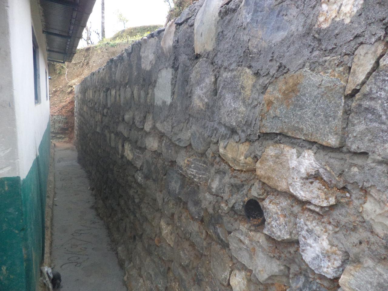 25 Le mur términé