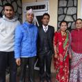 La famille Paudel nos hôtes