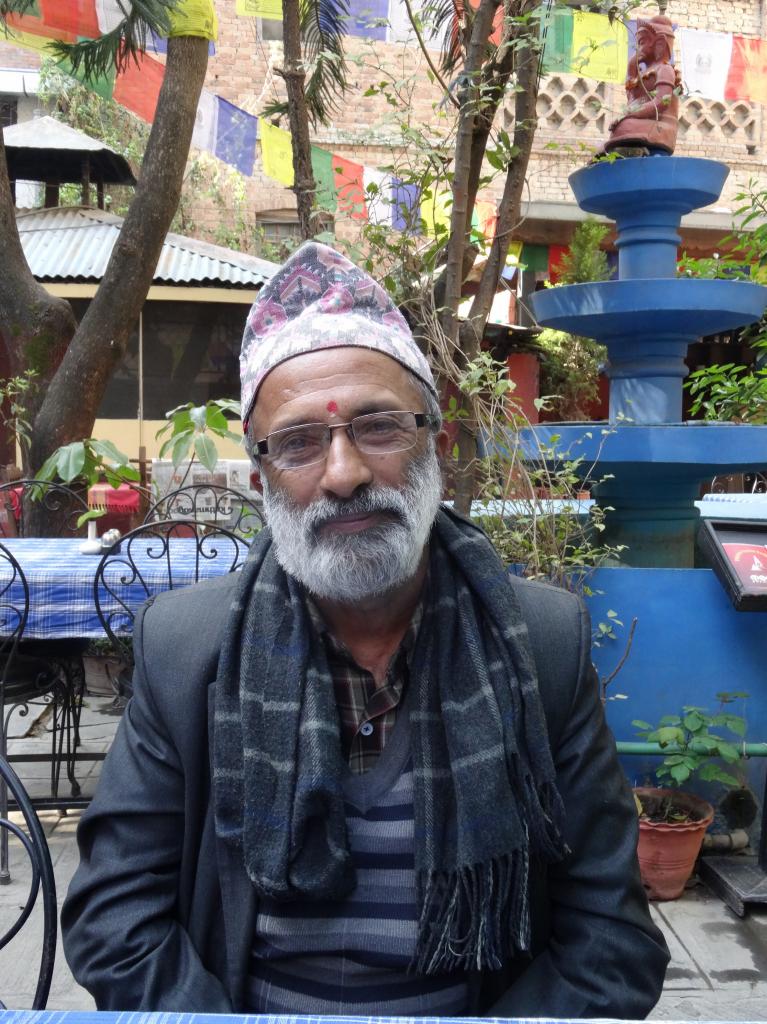 Surprise deTechnat nous rendant visite à Kathmandu