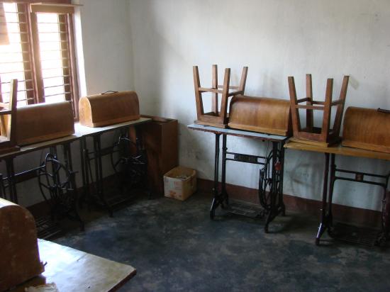La salle des machines à coudre